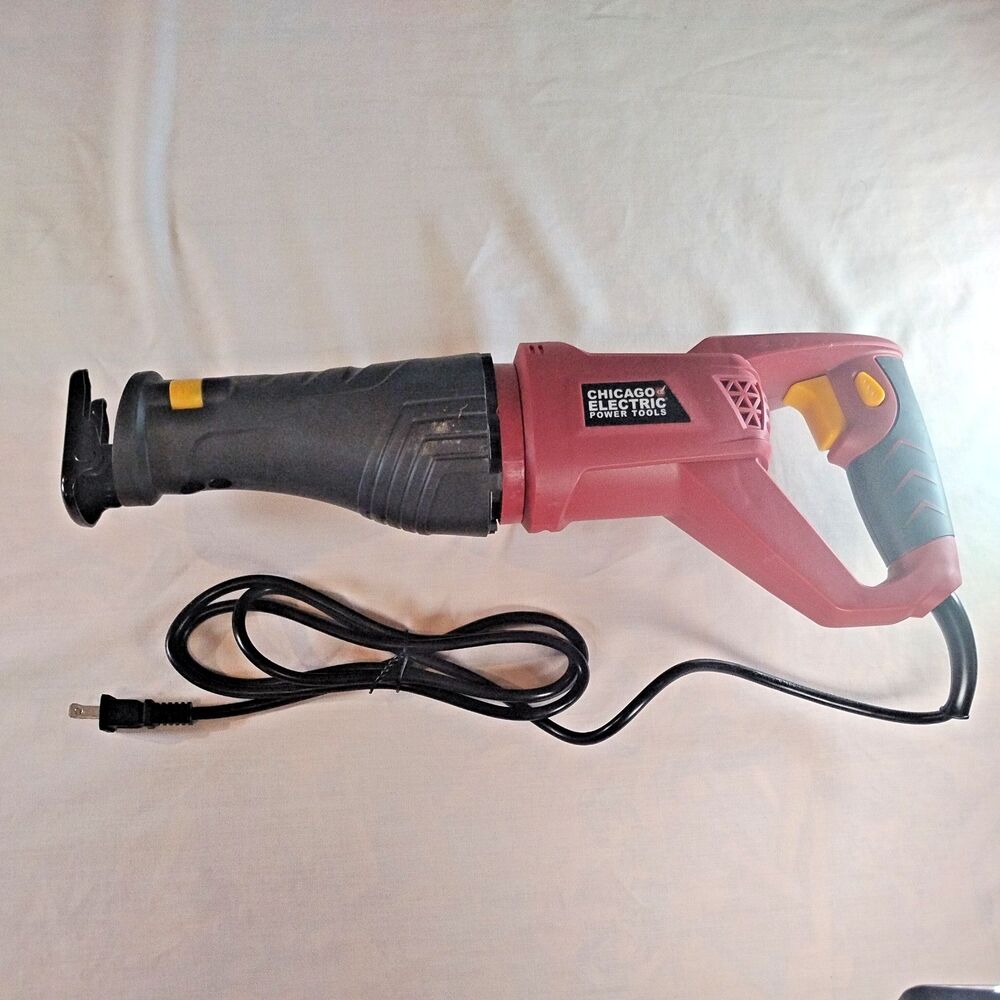 Chicago Electric Reciprocating Saw Rotating Handle Electric NEW with bonus blade